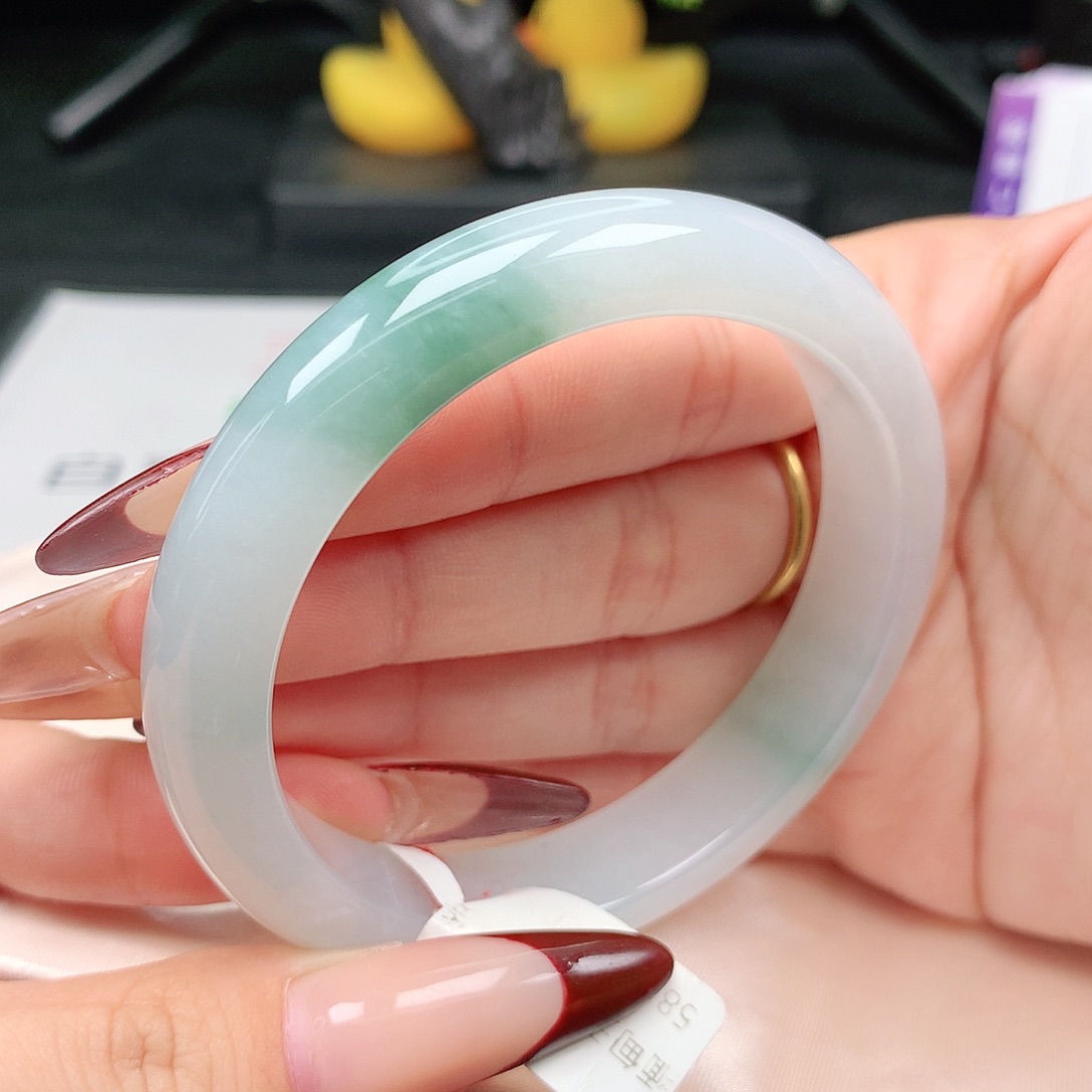 未镶嵌手镯翡翠58-59圈口