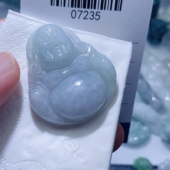 翡翠未镶嵌颈饰天光墟翡翠市场现金代购