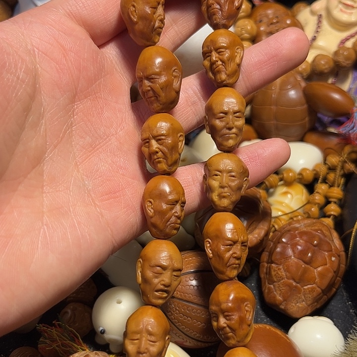 手串/手链橄榄核归渔罗汉
