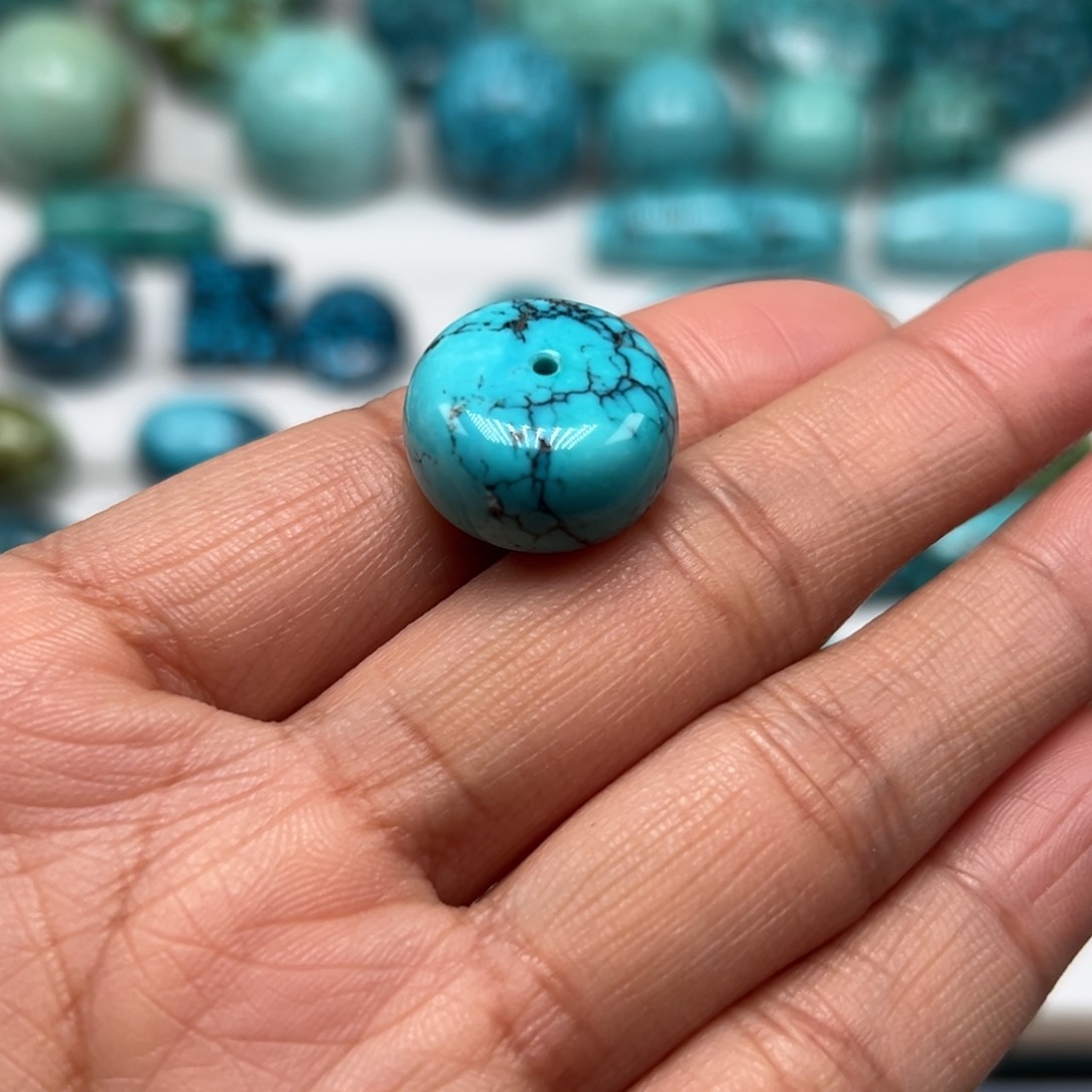 绿松石珠宝奇石未镶嵌