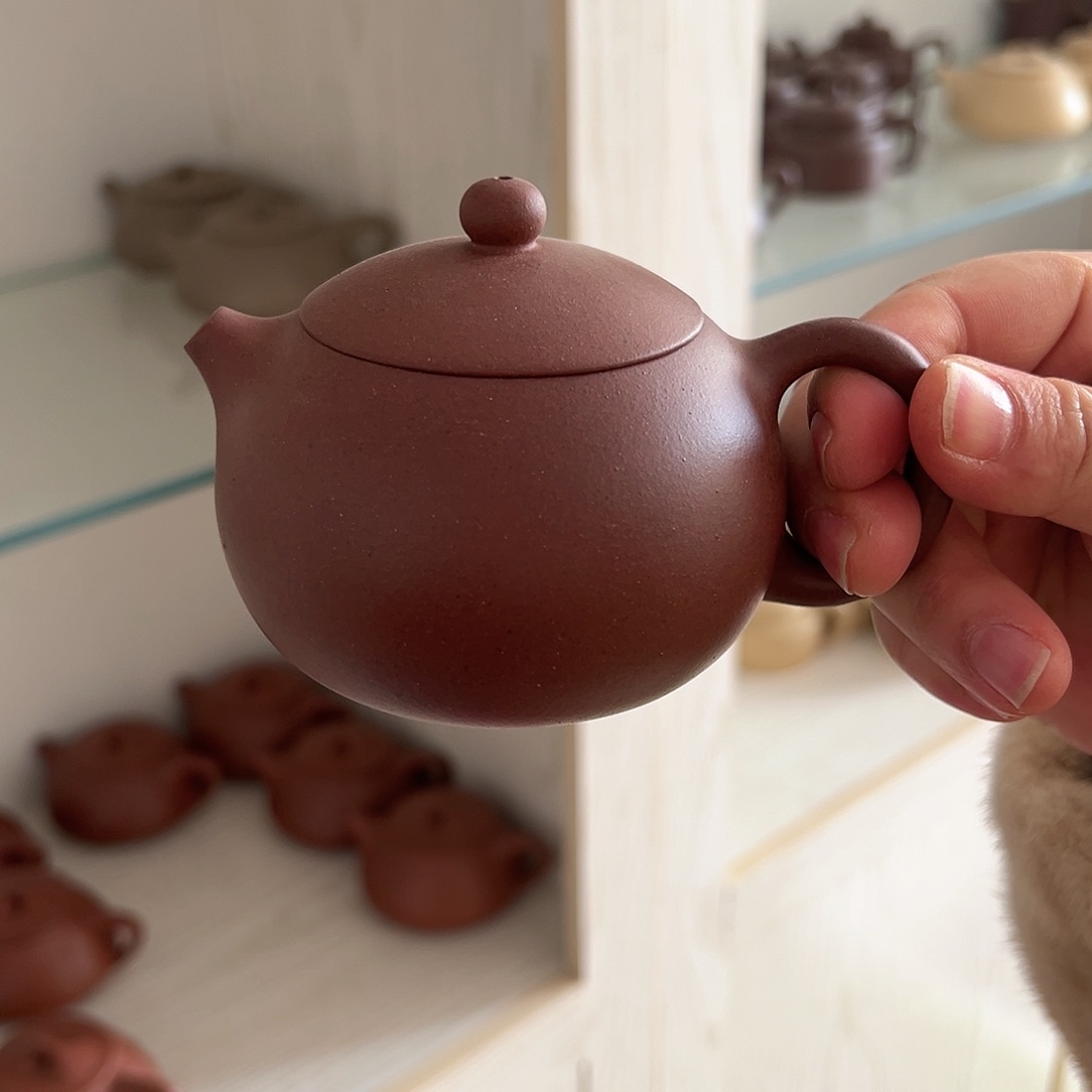 紫砂茶壶黄龙山原矿底槽青225