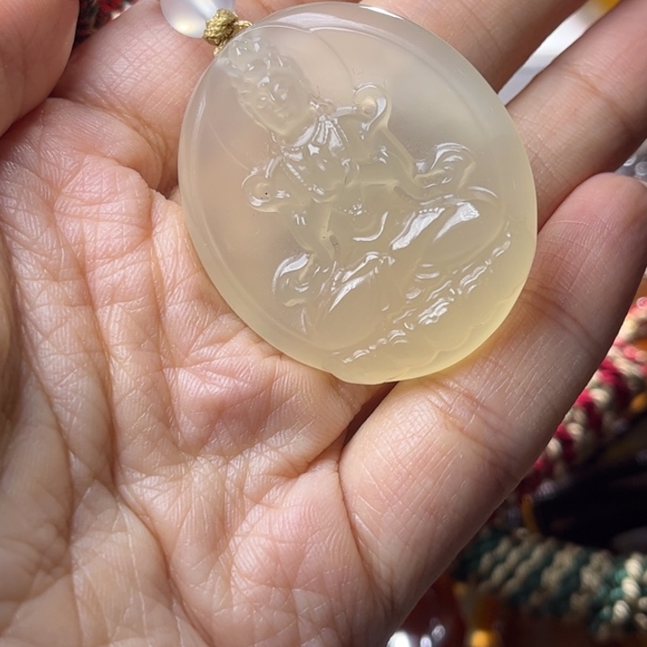 玛瑙/玉髓颈饰合金浪***头50