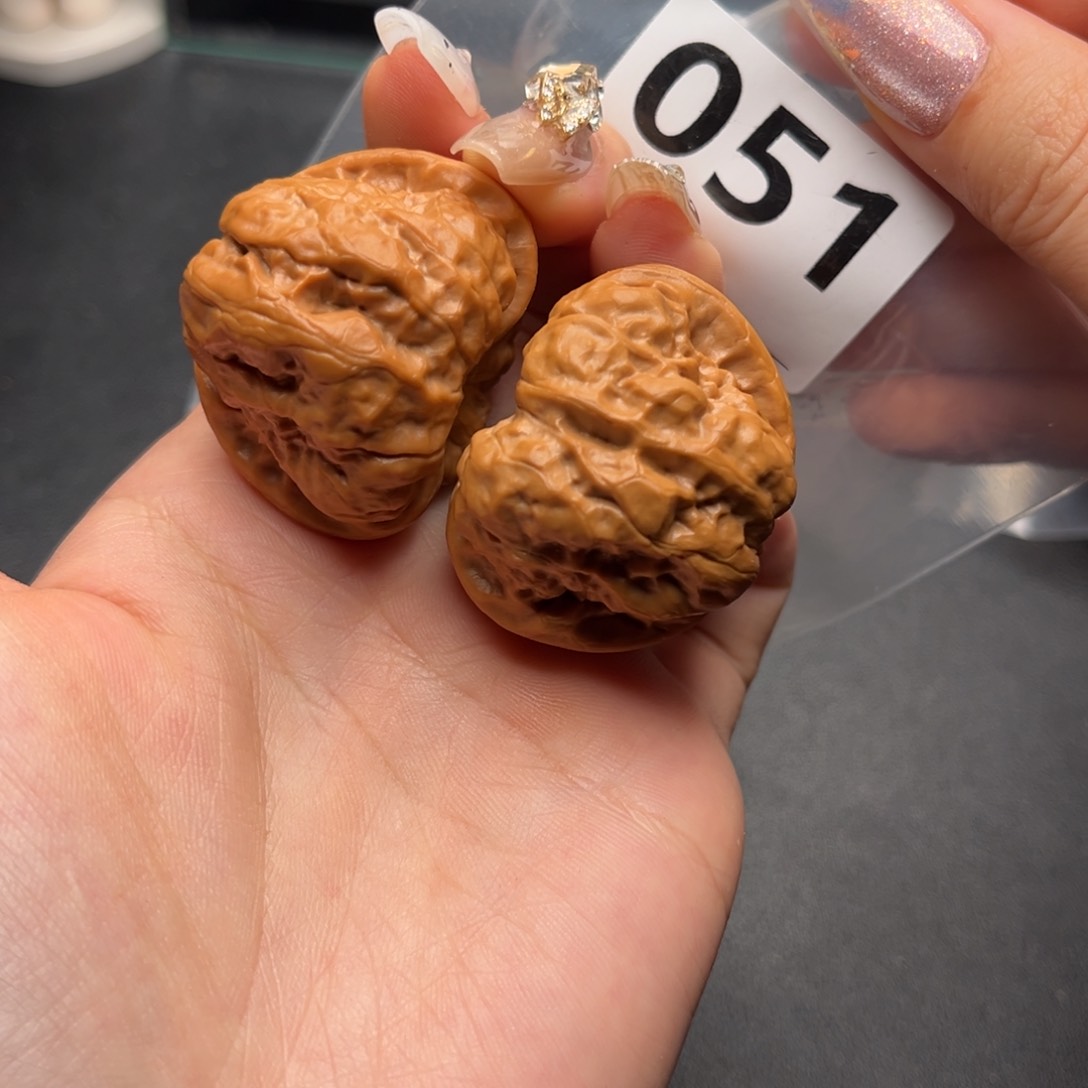 文玩核桃把件矮桩40