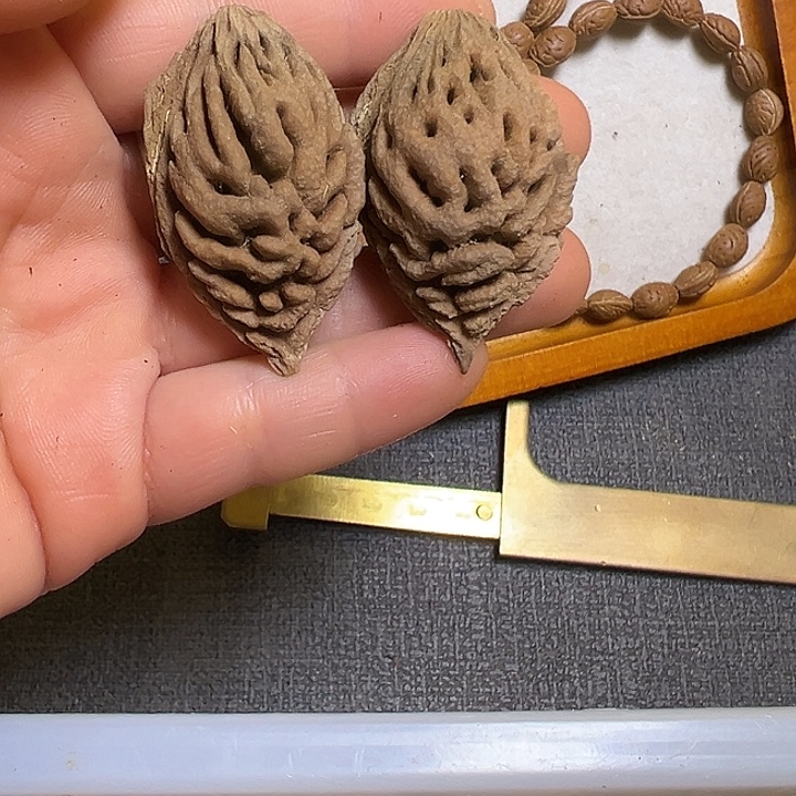 哈***佛桃核手串正宗桃枭原核