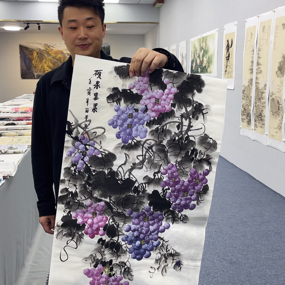 国画国画作品宣纸纯手绘