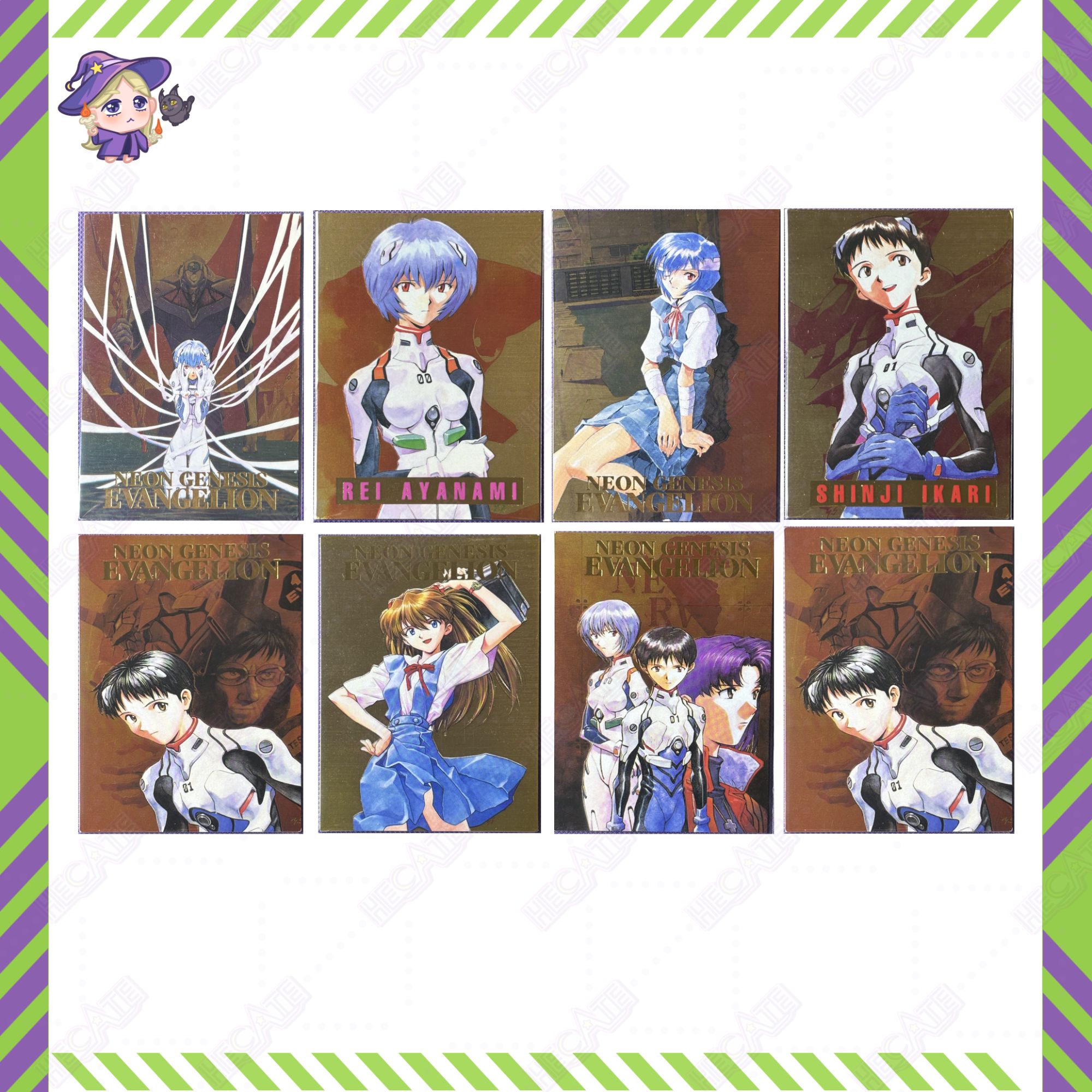 【代拆】【日版】新世纪福音战士-96/97年收藏卡系列散包