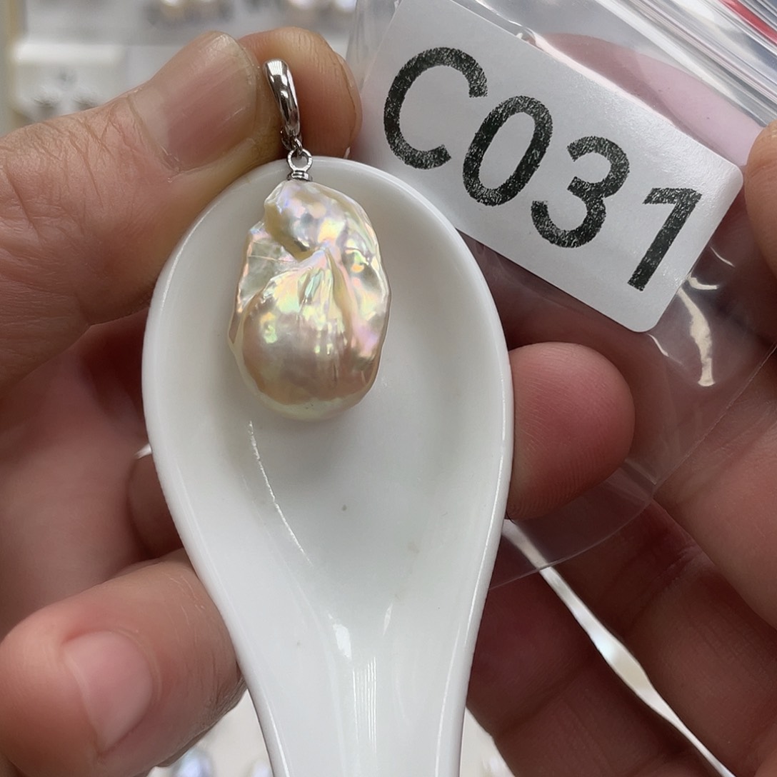 淡水珍珠颈饰银S925镶嵌少***念