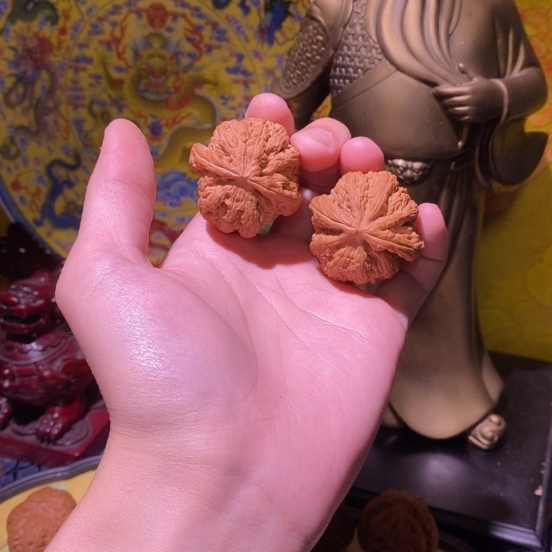 文玩核桃把件喝***叔全品40大粗筋