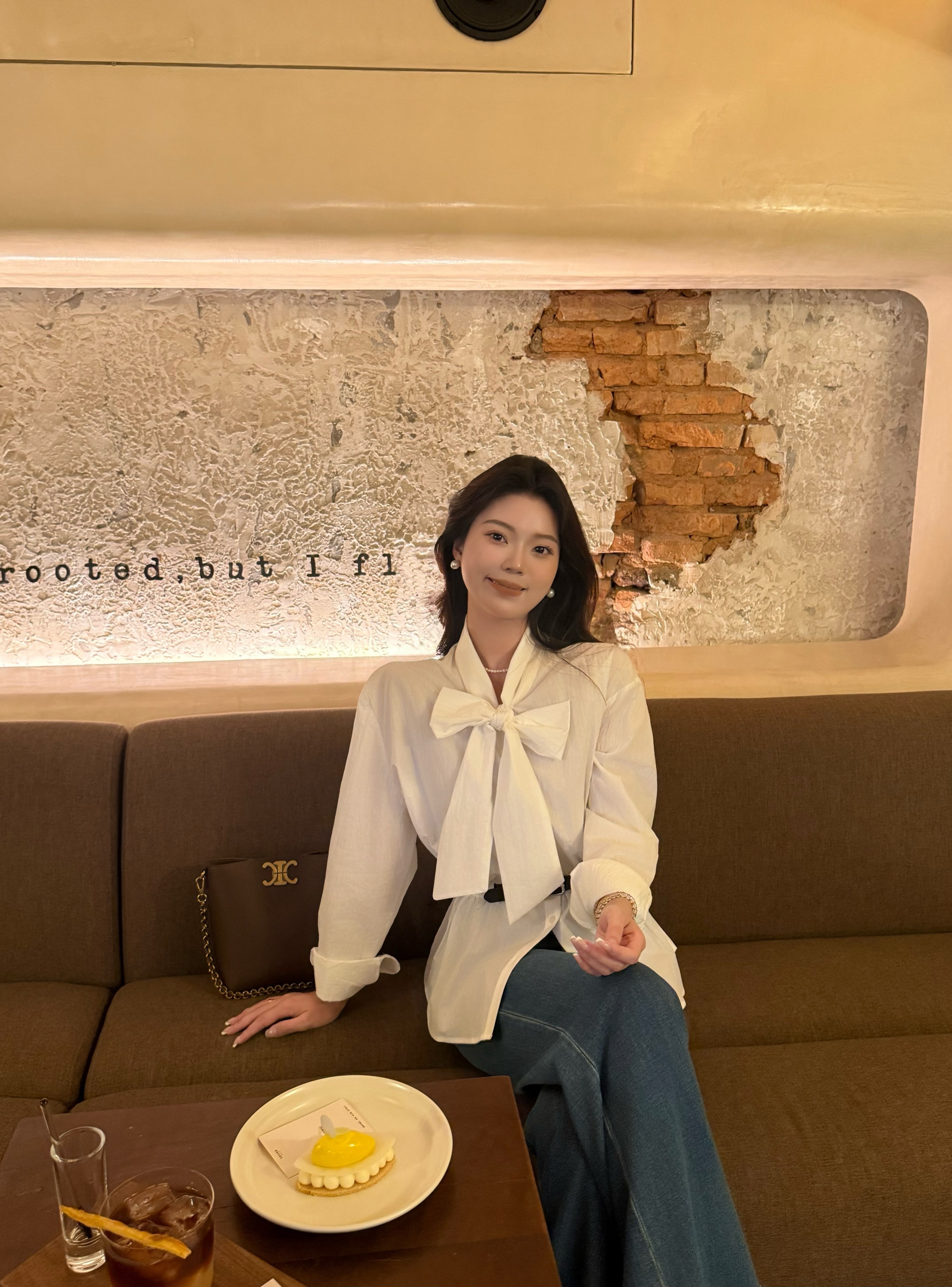【迷雾幻境】韩版早秋绑带收腰带设计感衬衣气质长袖休闲衬衫上衣女