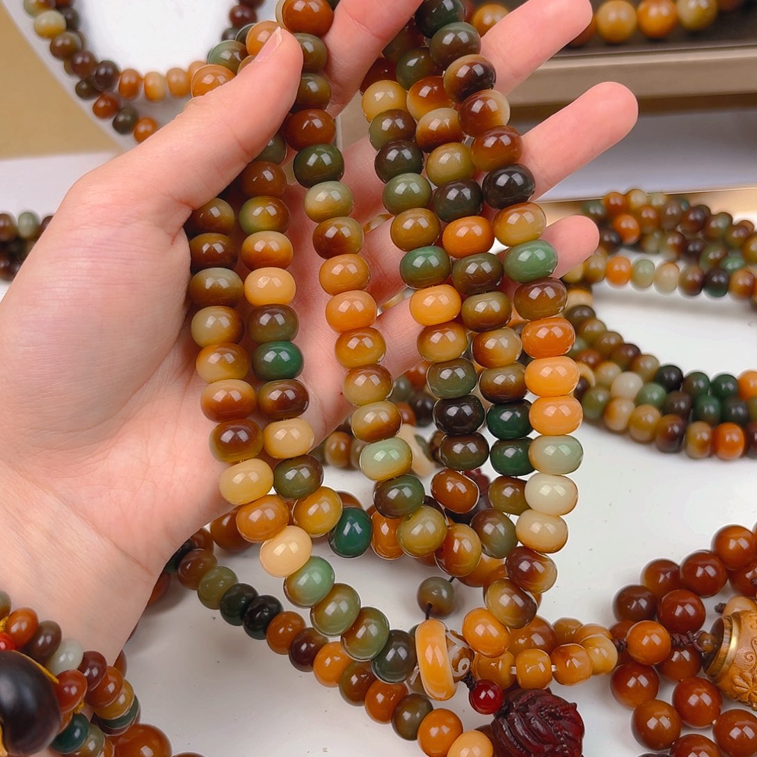 菩提根/象牙果吊坠敦煌108佛手