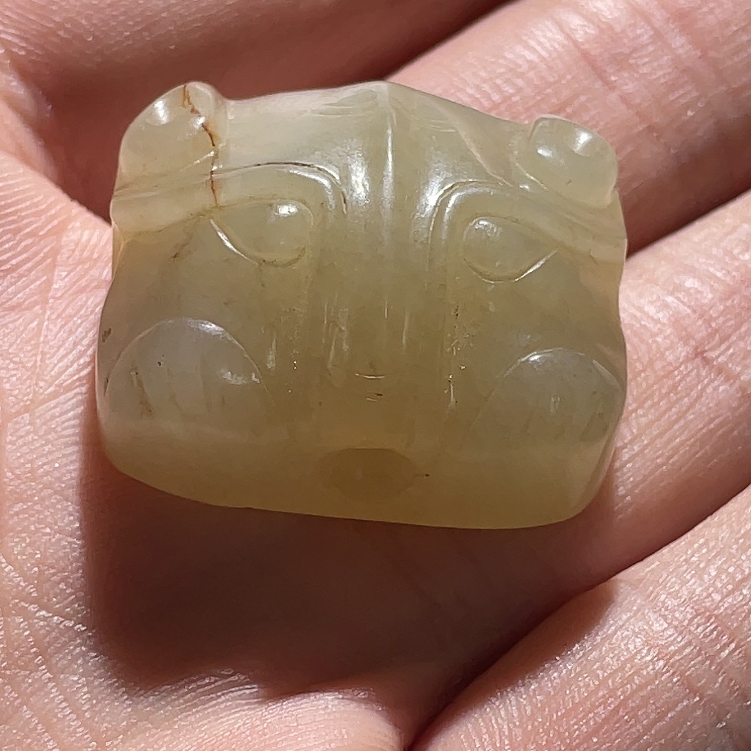 不***二和田玉（糖玉）未镶嵌颈饰