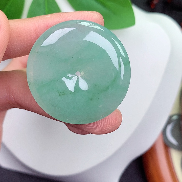 颈饰未镶嵌翡翠108号35.6/6.2mm