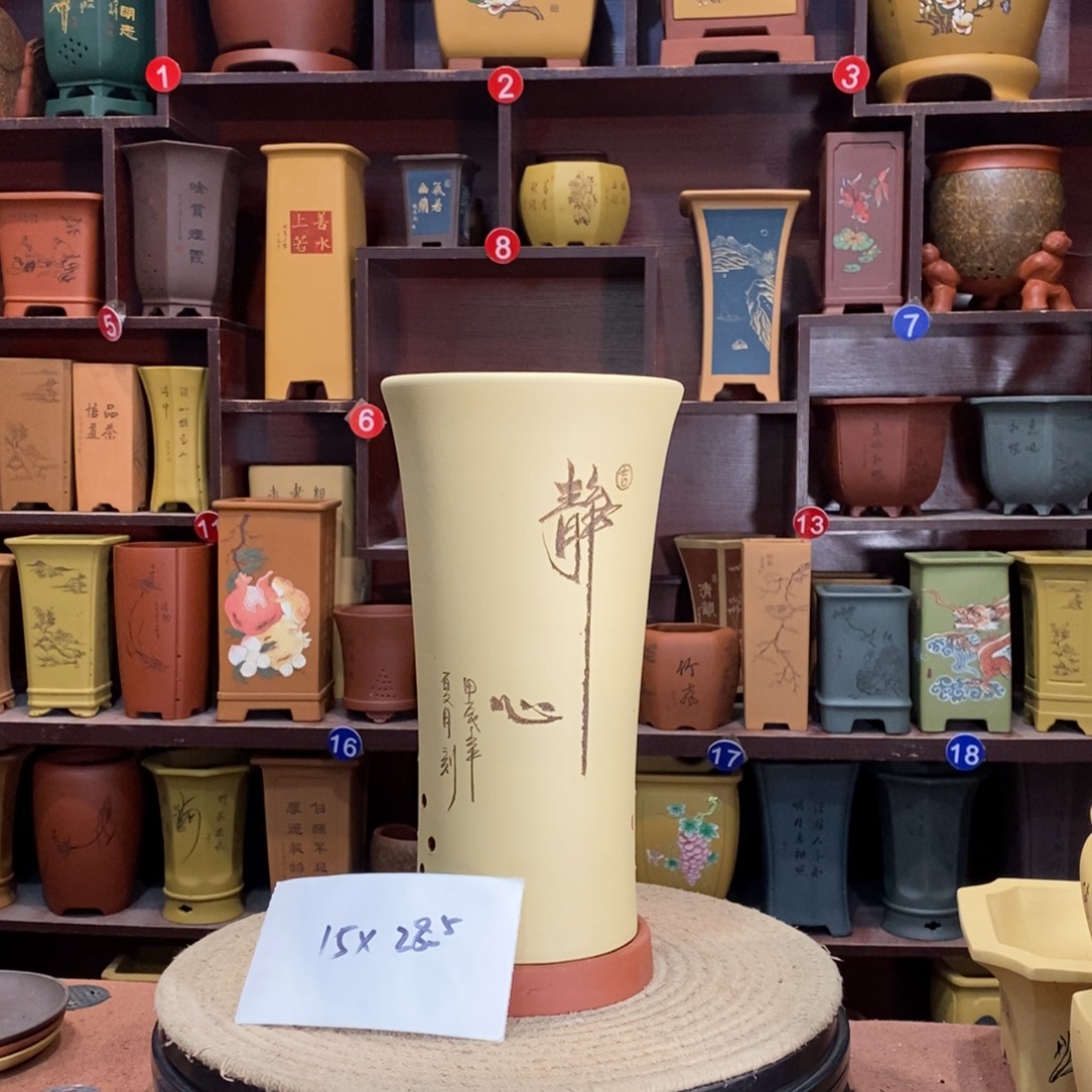 紫砂花盆紫砂花盆