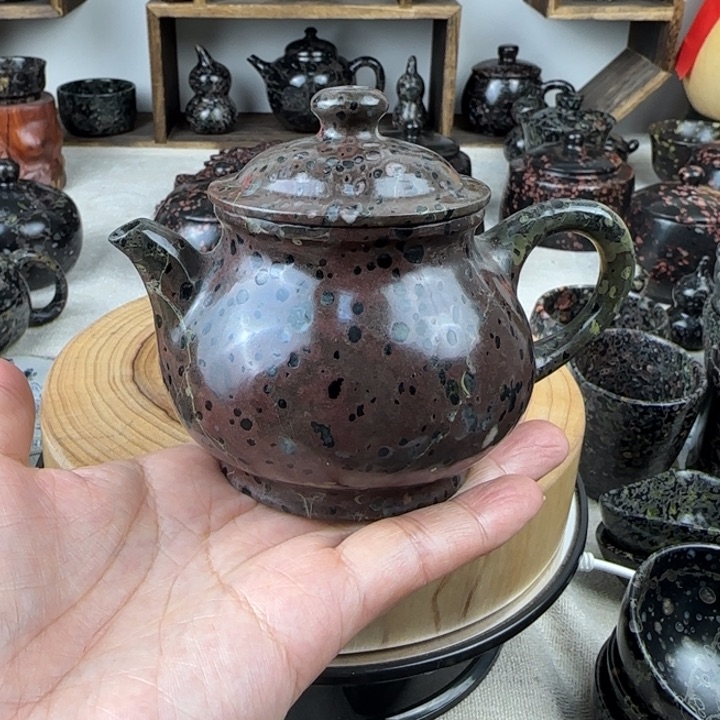 梅花玉精品潘壶茶壶
