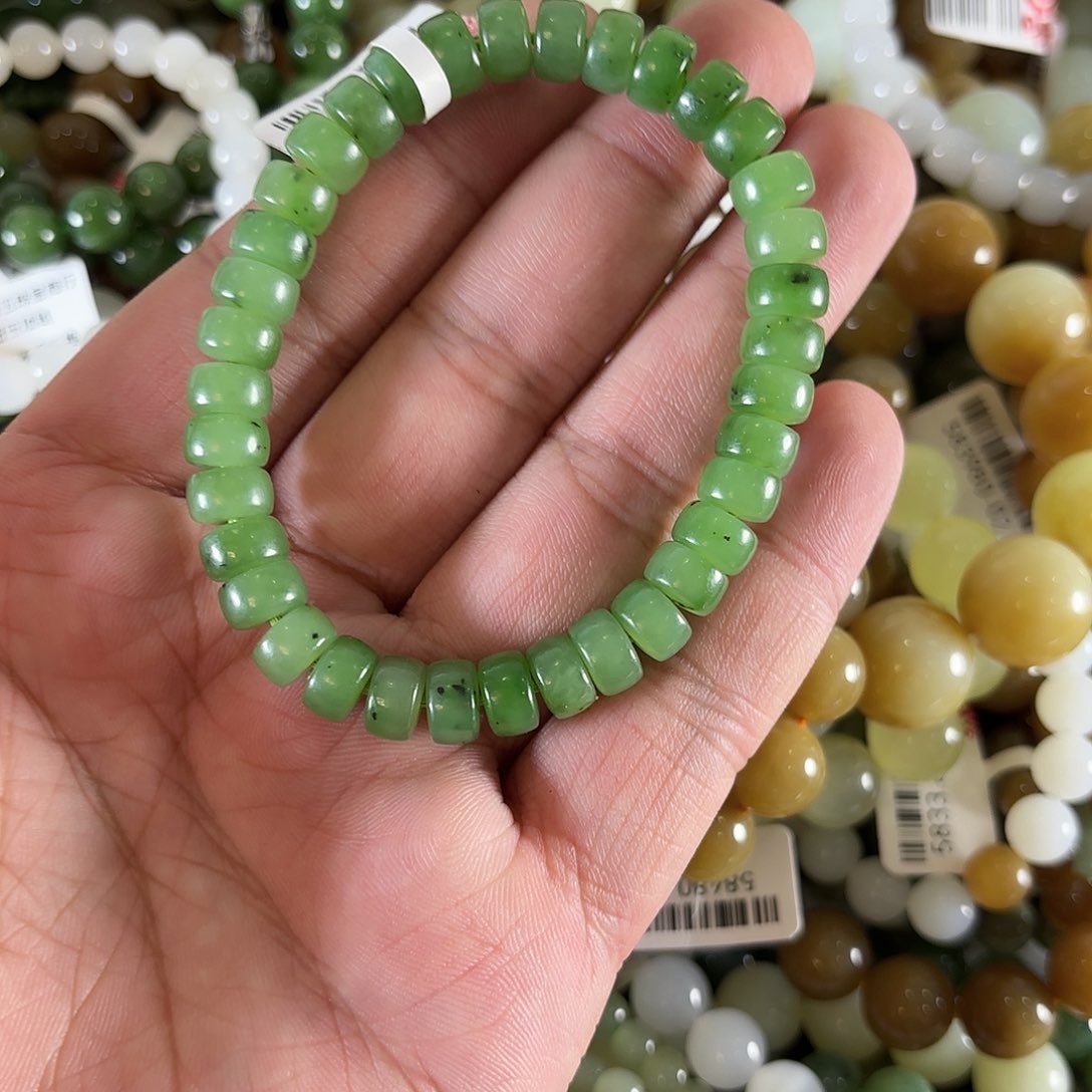 和田玉手链未镶嵌W298