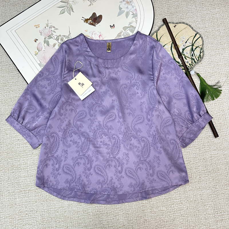 【枕星河】新中式国风复古文艺衬衫女款显瘦百搭上衣女款小衫