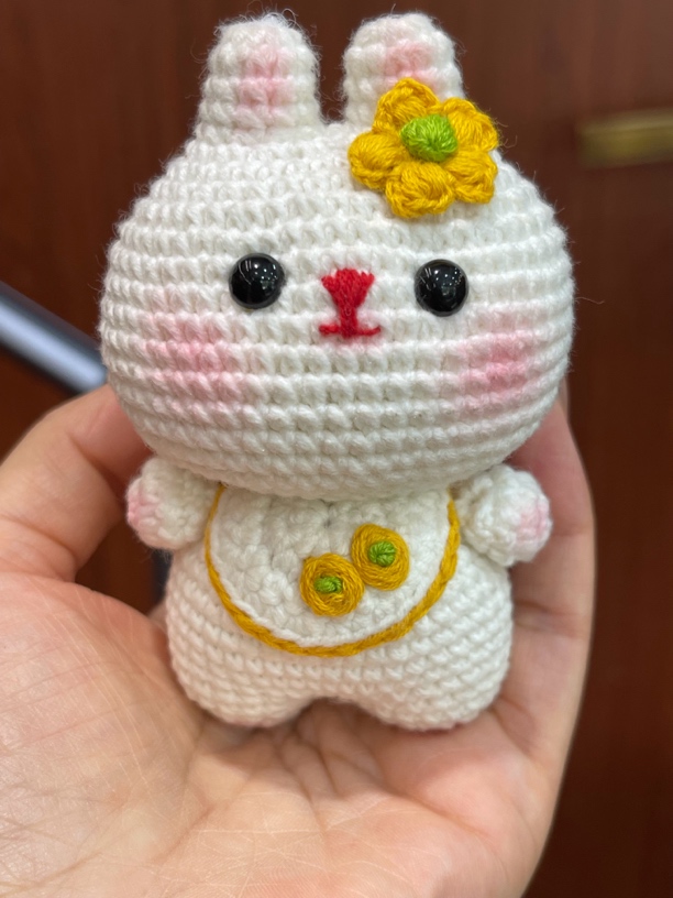 时尚百搭DIY编织超柔柔软亲肤材料包毛线兔晓晓包挂挂件钩织立体