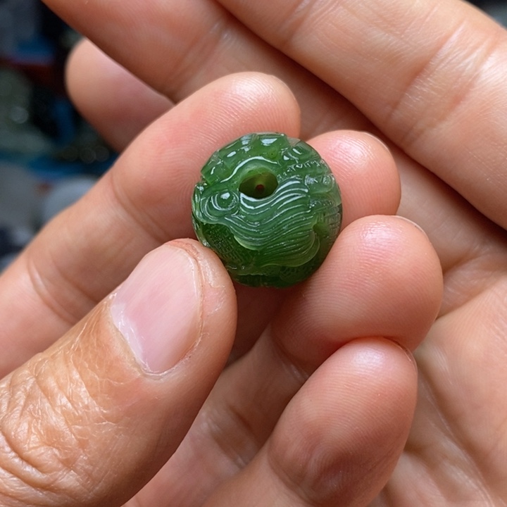 ****生和田玉（碧玉）未镶嵌颈饰