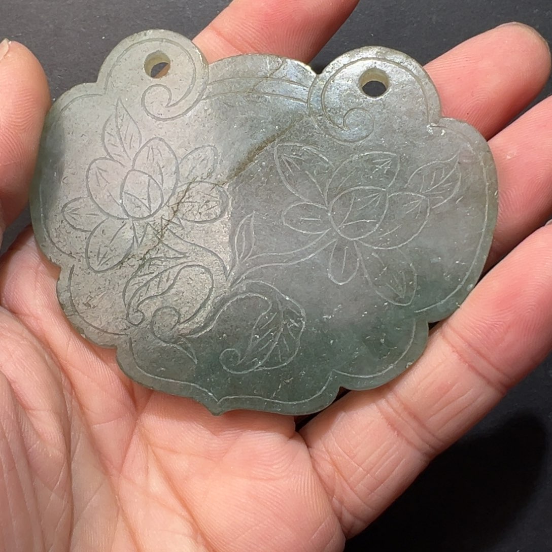 翡翠颈饰未镶嵌乐*乐