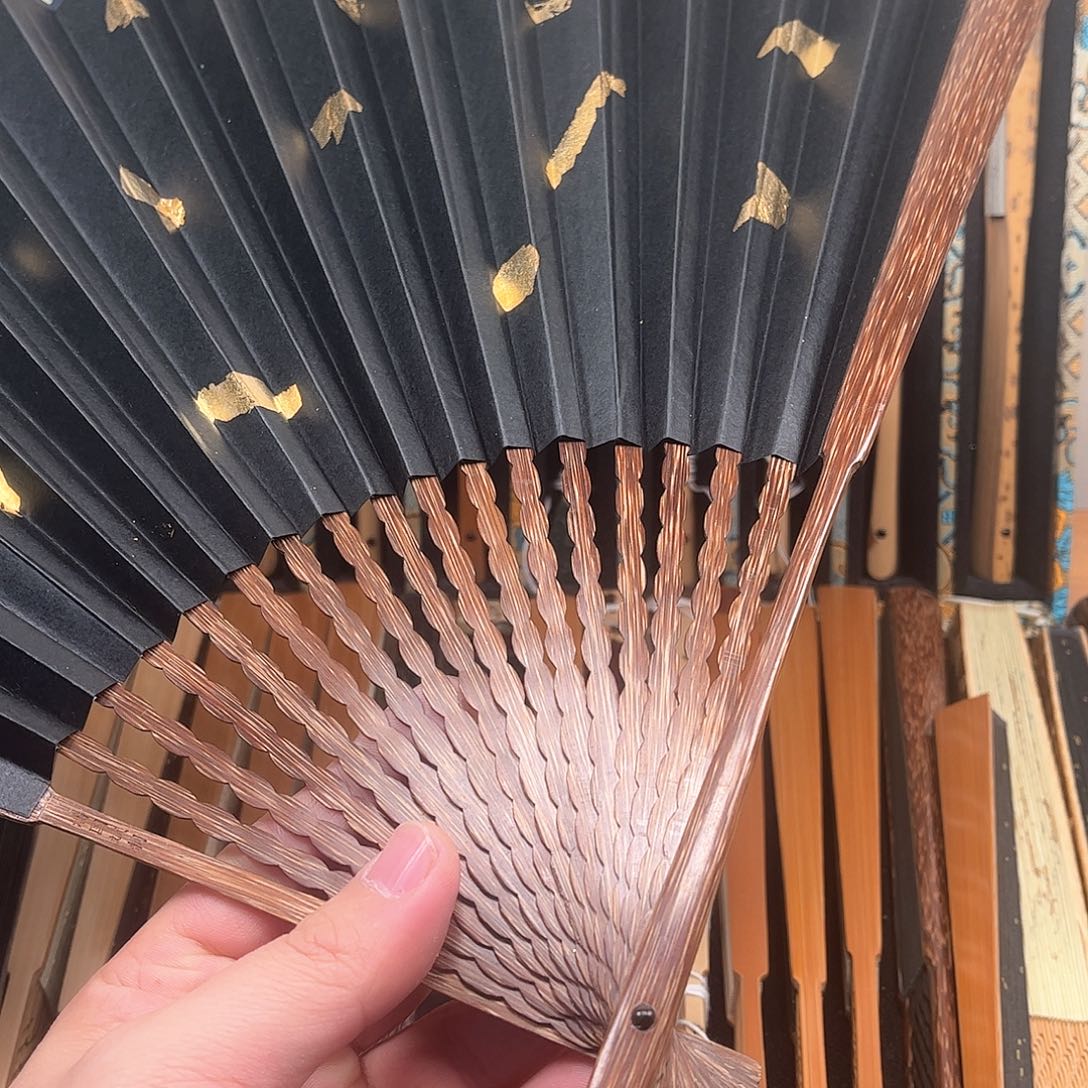 扇子全红芝麻粽龙鳞