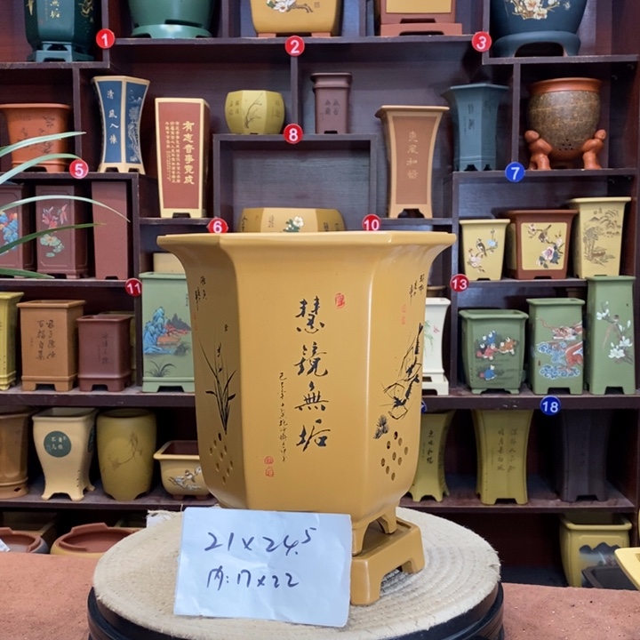 紫砂花盆紫砂花盆