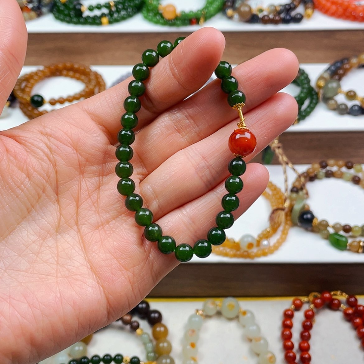 【闪购商品】和田玉未镶嵌手串