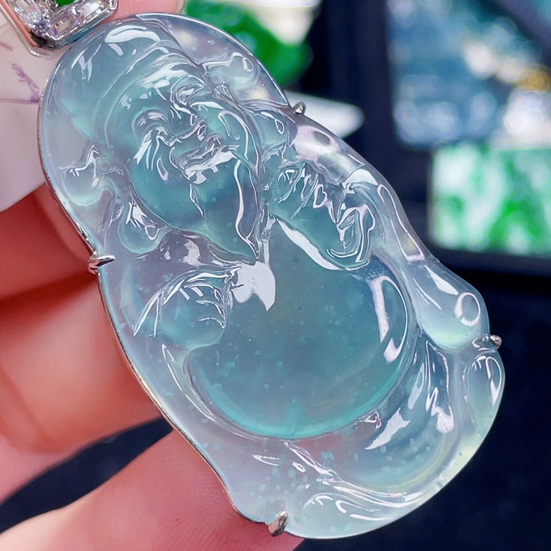 翡翠未镶嵌颈饰235