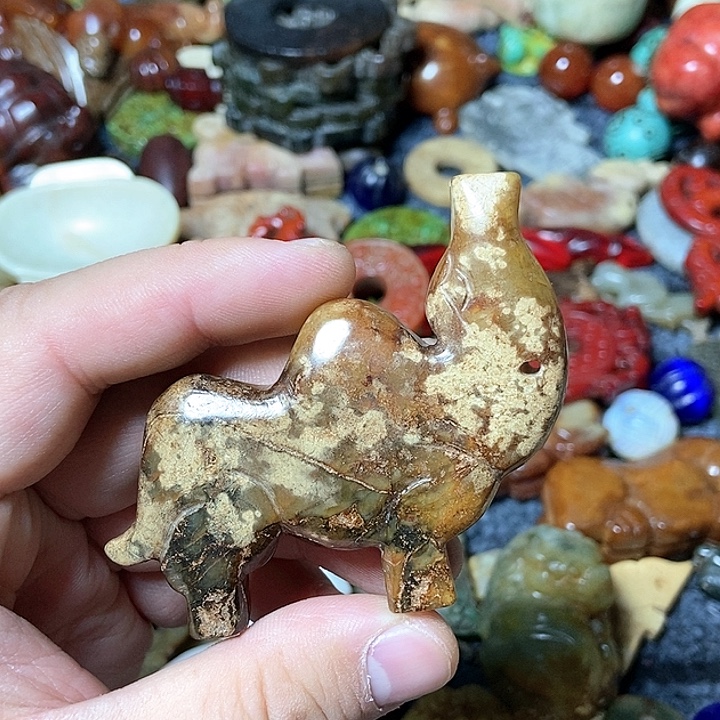 和田玉未镶嵌颈饰96