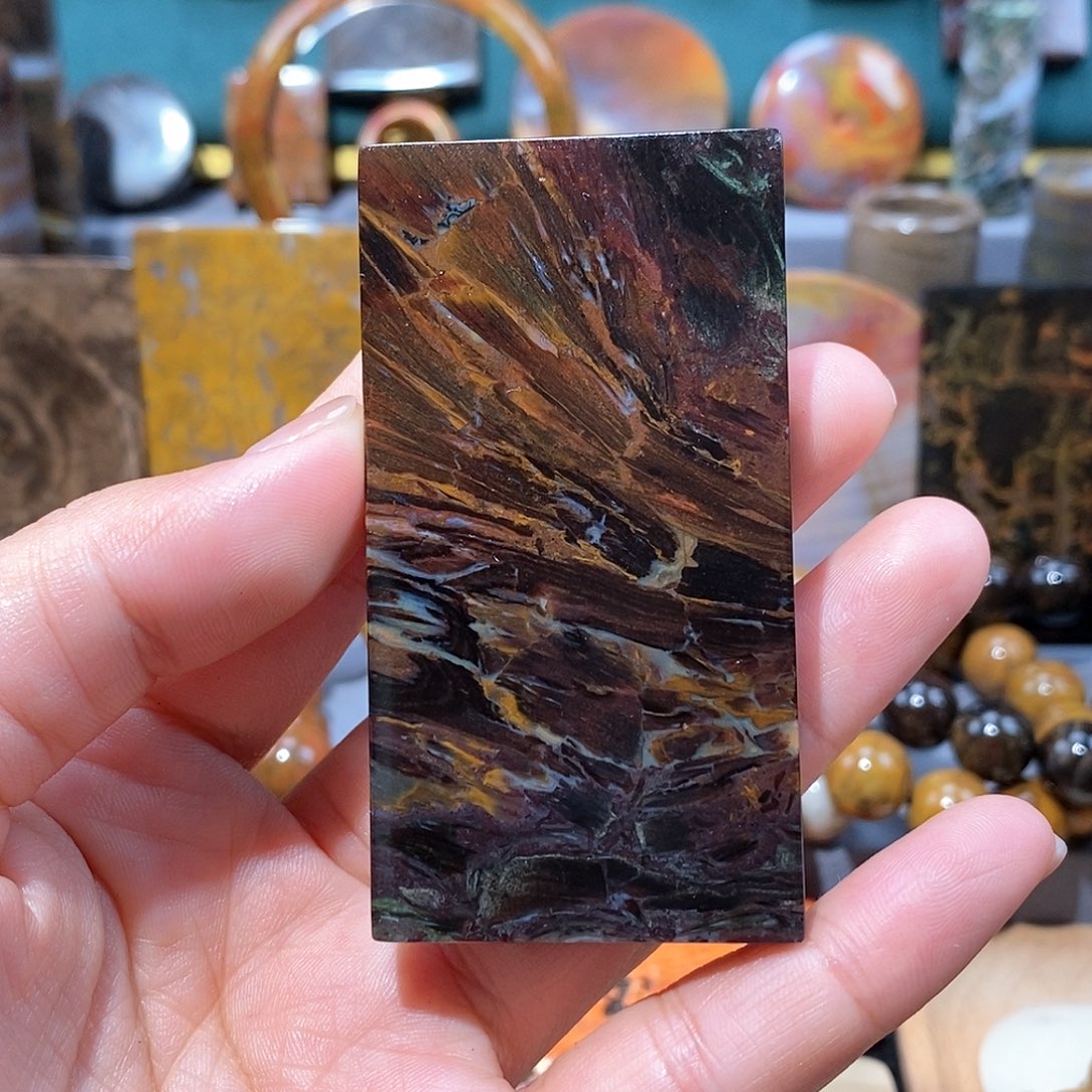 硅化玉天然北票硅化玉牌子未镶嵌天然北票硅化玉牌子