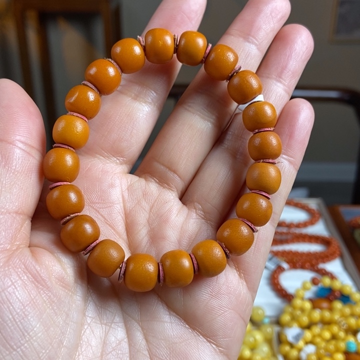 琥珀手链未镶嵌蜜蜡手串10