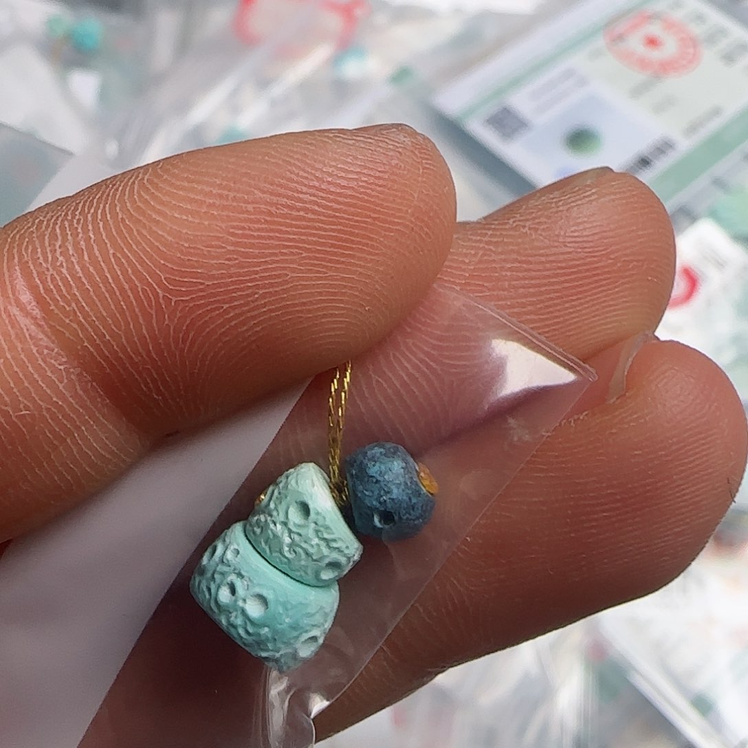 绿松石珠宝半成品未镶嵌