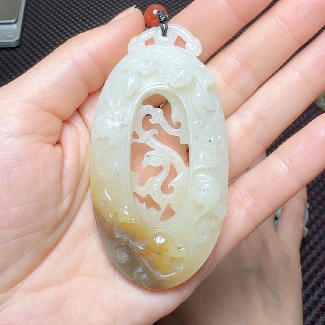 和田玉挂件未镶嵌无*