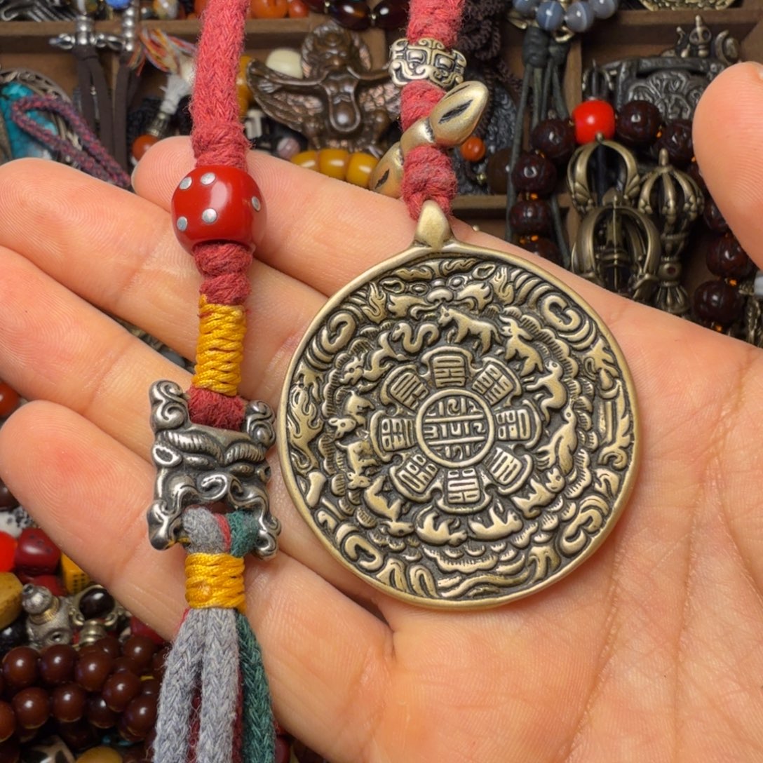 吊坠菩提根/象牙果九宫