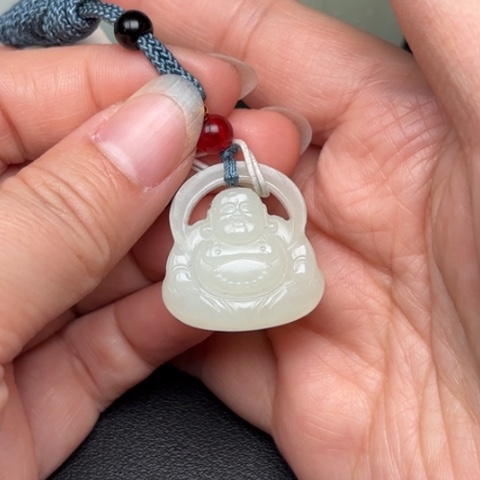 和田玉挂件未镶嵌蒜*