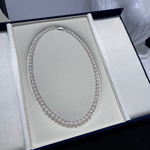 小霞珠宝-2025.新品6-7mm淡水无核珍珠项链
