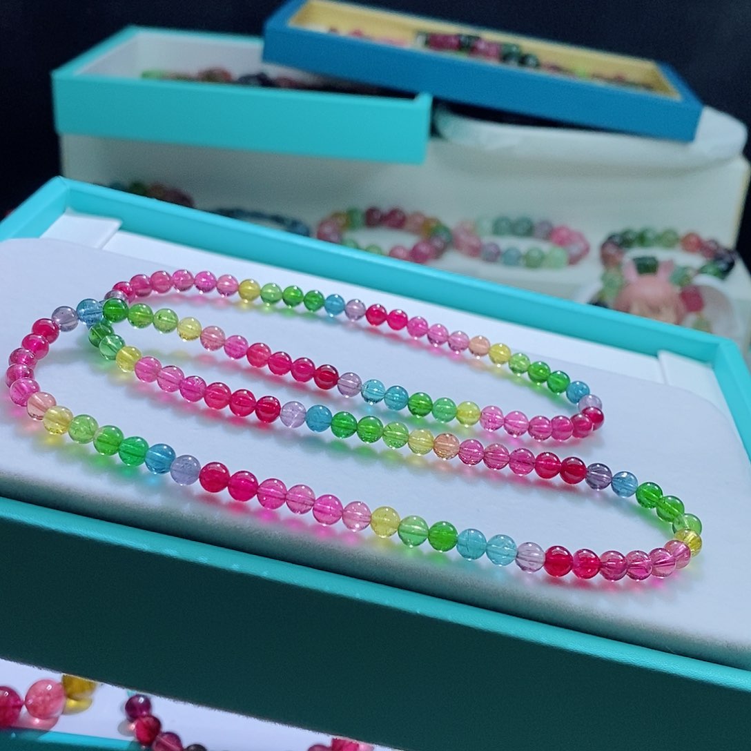 手链未镶嵌碧玺5.4mm左右