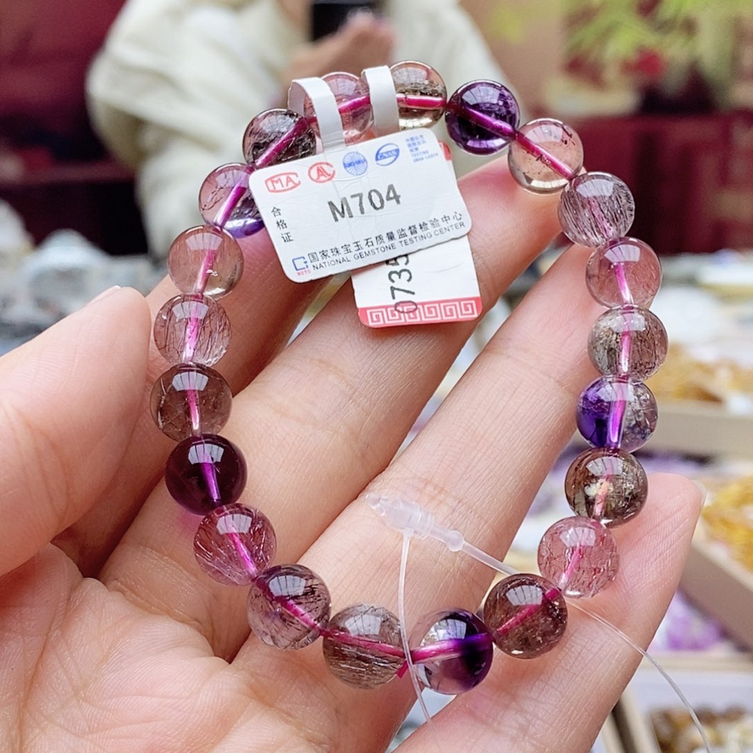 水晶手链未镶嵌M704超七