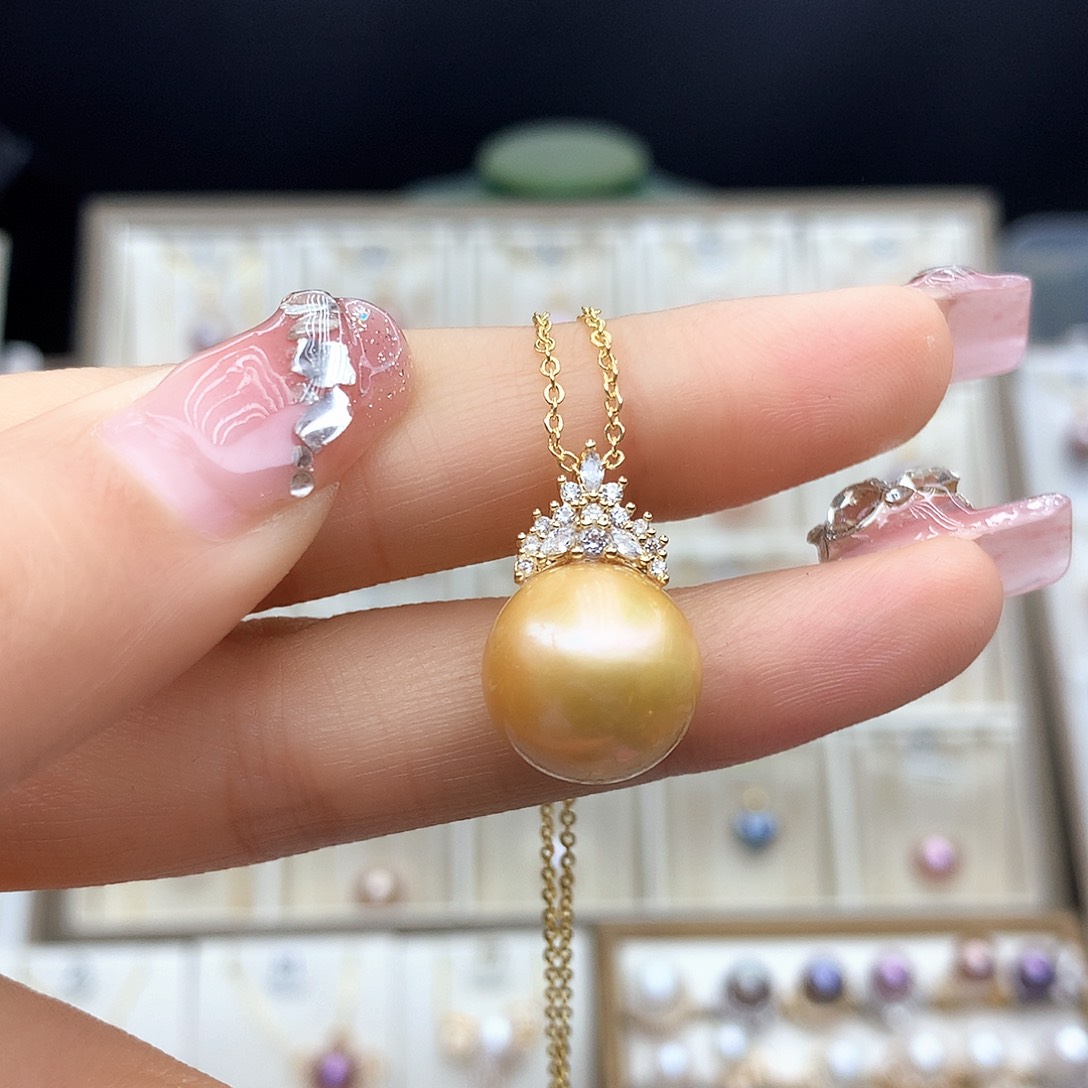 淡水珍珠颈饰合金