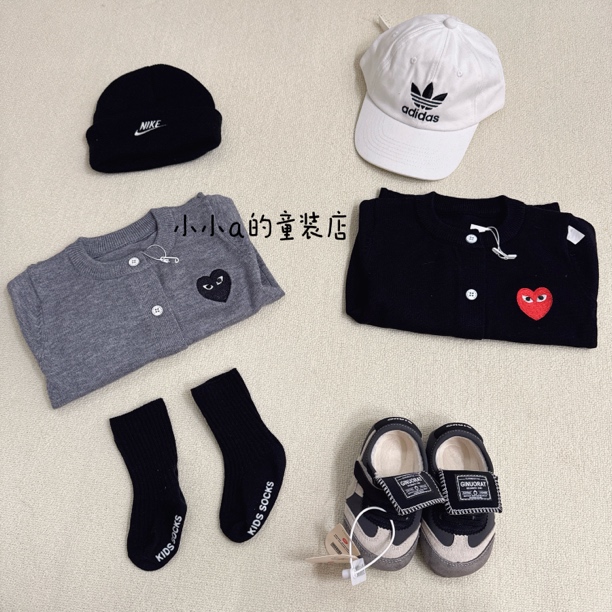 儿童针织开衫外套春秋婴幼儿长袖上衣男女宝宝棉质衣服新生儿秋装
