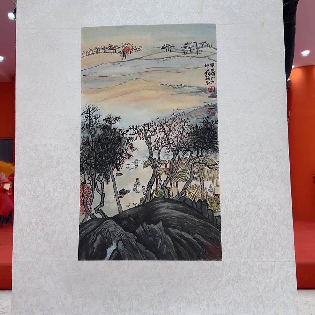 国画艺术家的作品