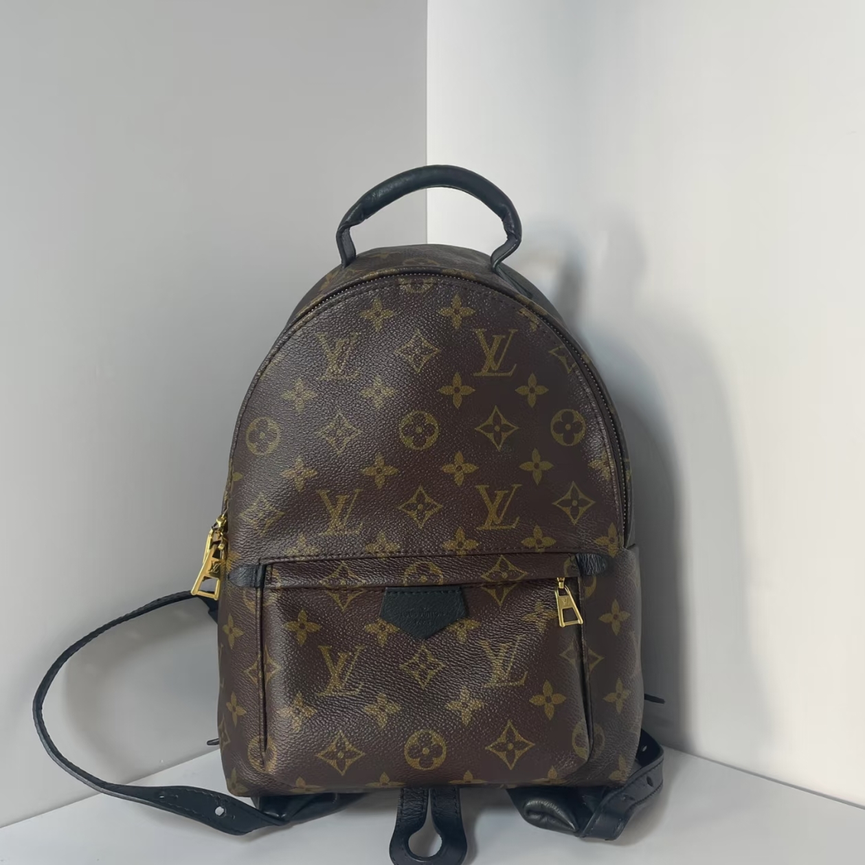 95新 LouisVuitton/路易威登 LV 老花小号双肩包 25100048-07