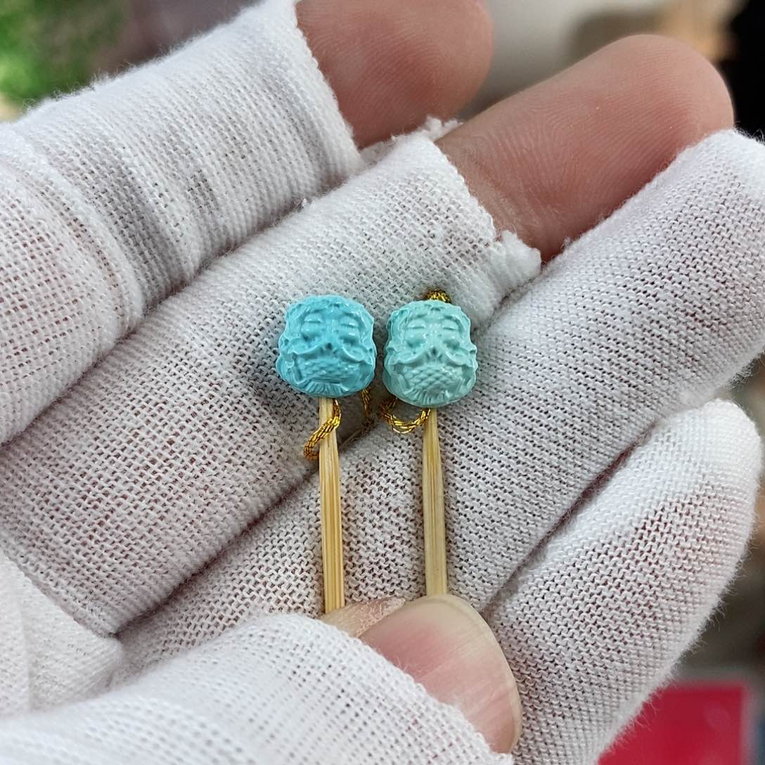 绿松石珠宝奇石未镶嵌