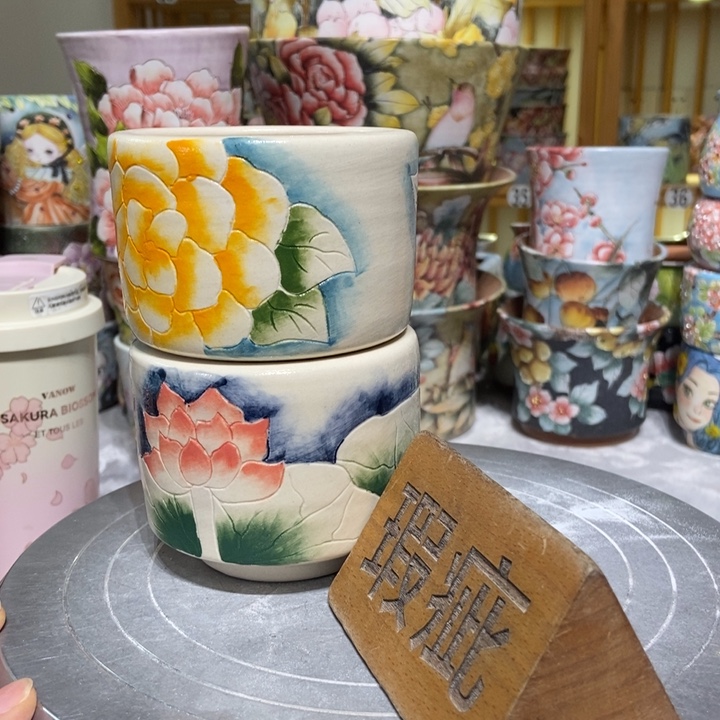 景德镇艺术手绘作品