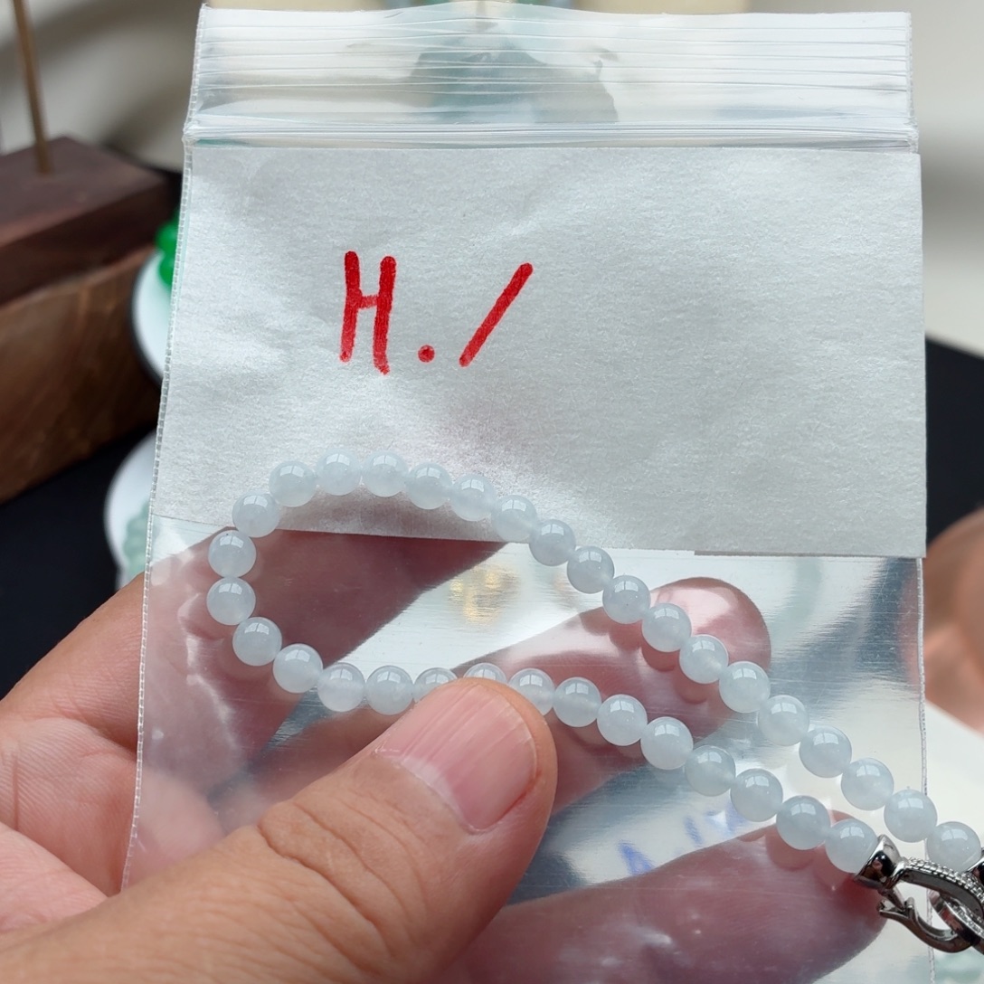 未镶嵌定制翡翠翡翠珠链