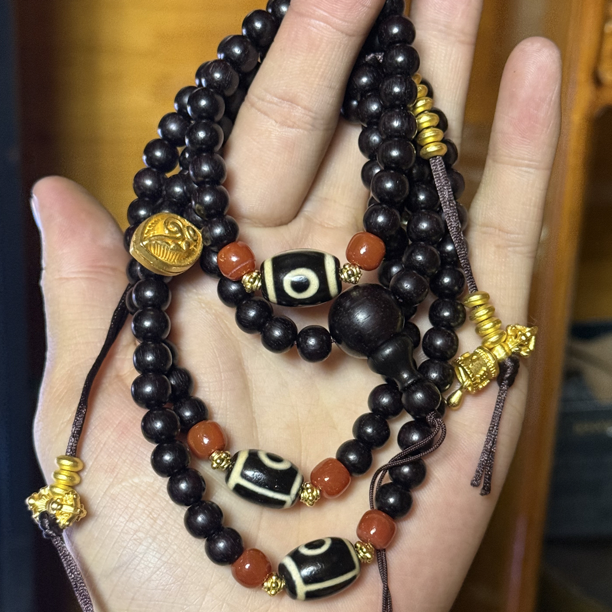 非金属亚克力手链 新款佛珠男女同款