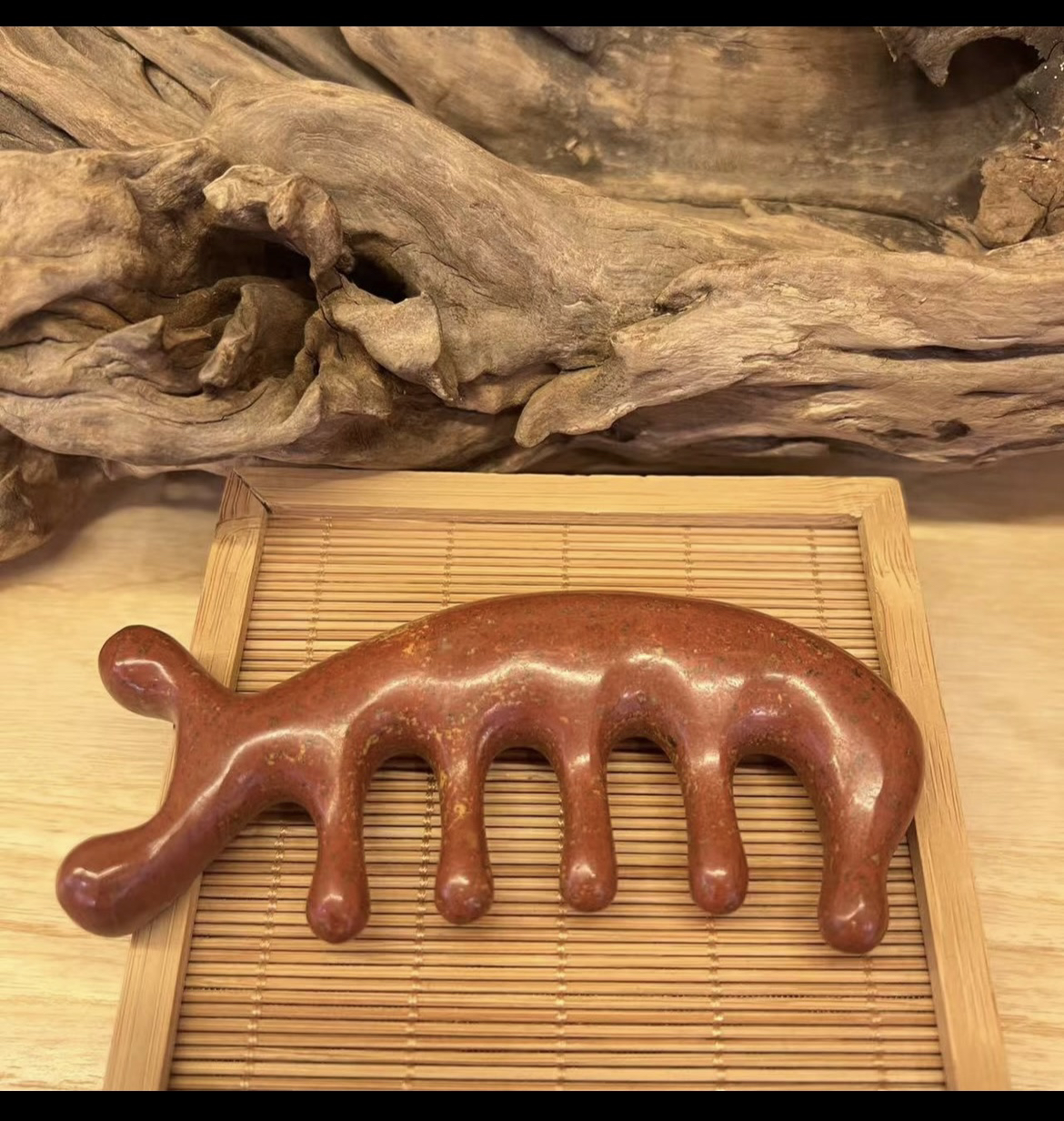 泗水砭石海豚梳加粗齿