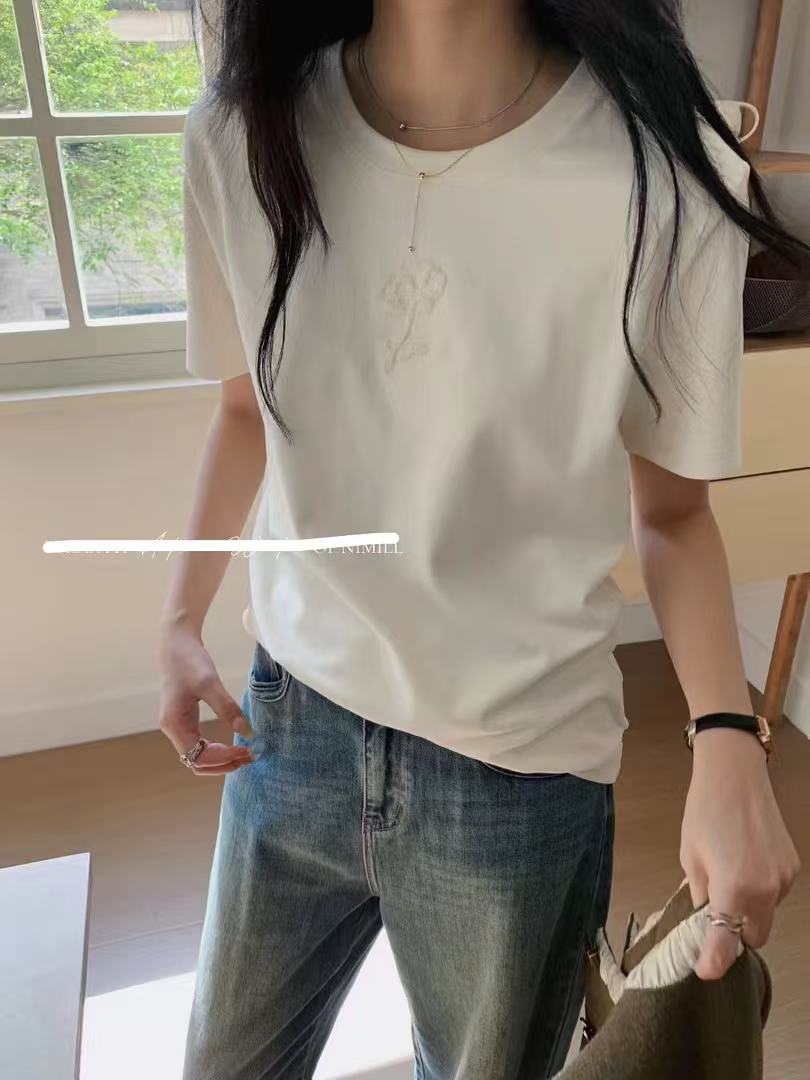 小妳XiaoNi———（春秋款花花T恤1430146）