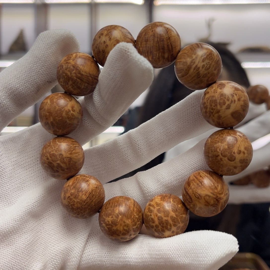 柏木（崖柏）手串/手链20陈化爆满瘿子瘤