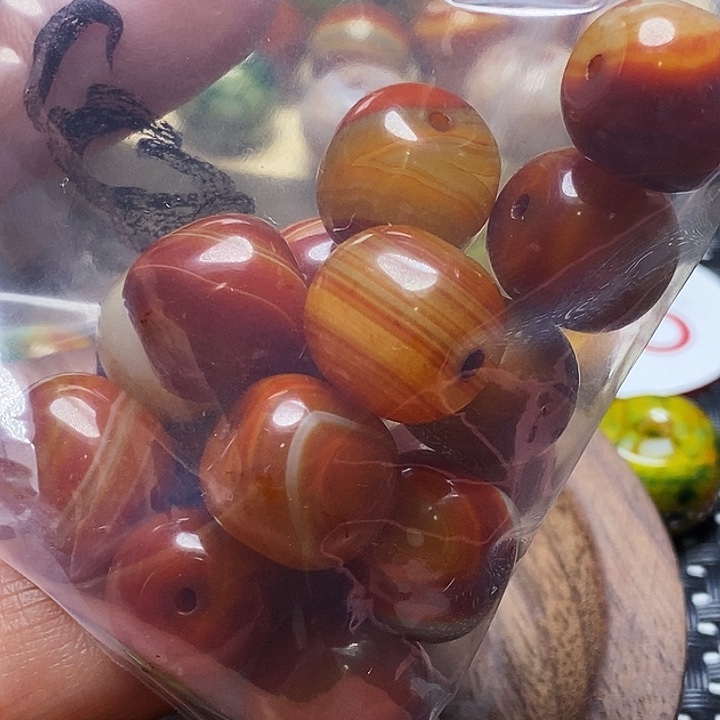 B***白玛瑙/玉髓未镶嵌颈饰