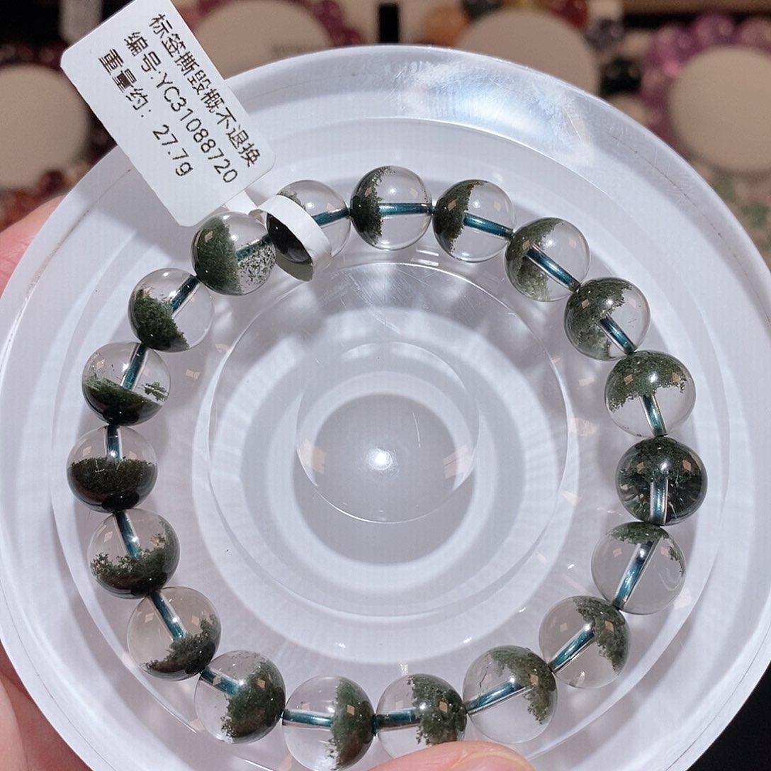 水晶手链未镶嵌F绿幽灵10